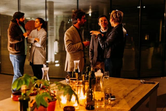 Firmenevent-Moment